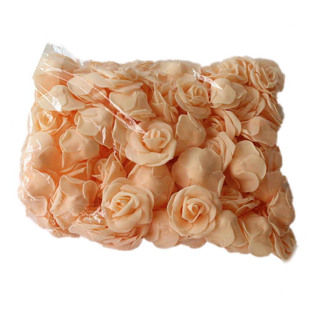 100 шт. 7 см букет искусственных цветов из пеноматериала в нескольких цветах для свадеб и декора своими руками