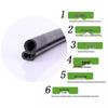 High-Temperature Resistant U-Shaped Rubber Sealing Strip for Dustproofing Electrical Cabinets and Car Doors