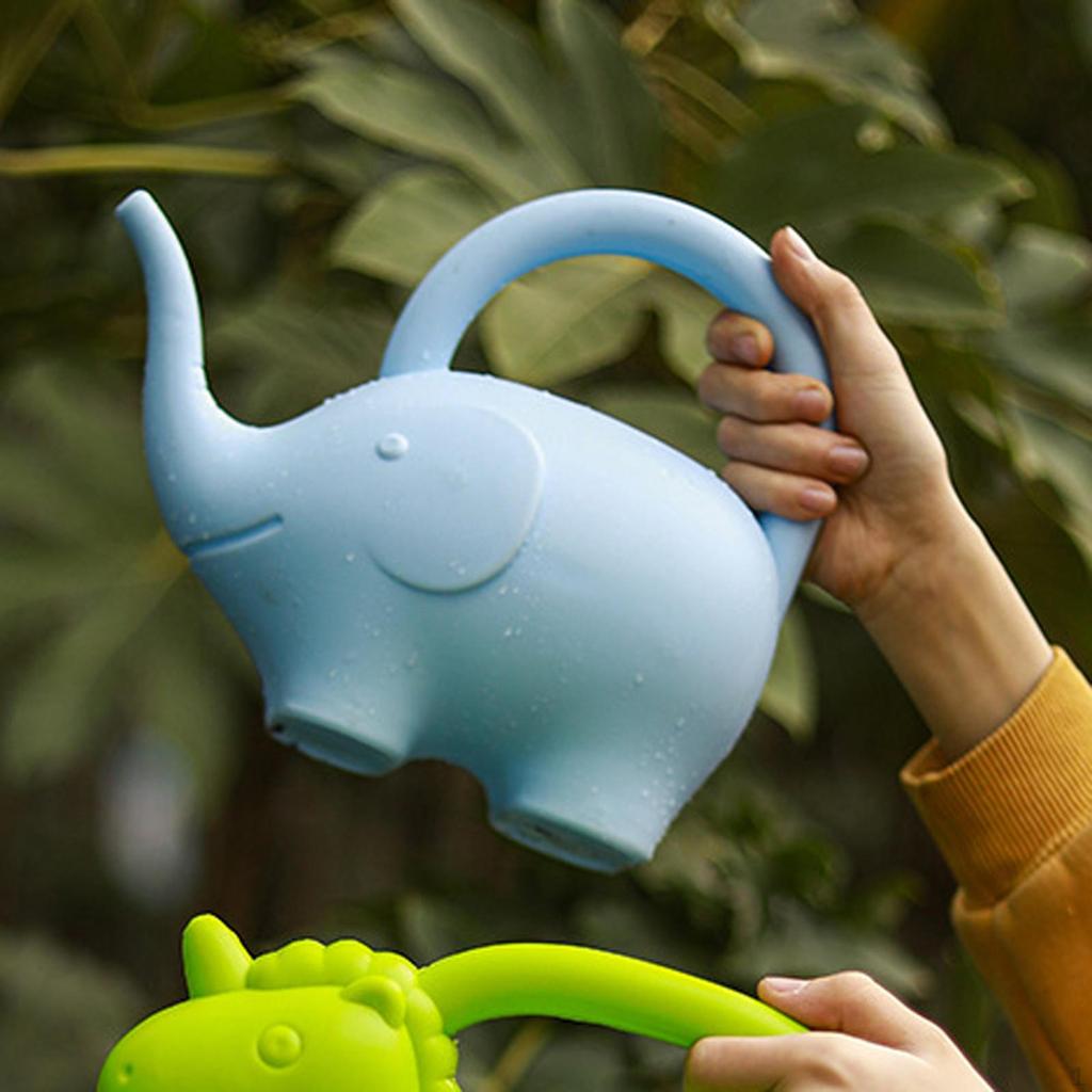 Elephant Watering Can Garden Water 1.5L Kids Gift Gardening Tool Pot for Greenhouse