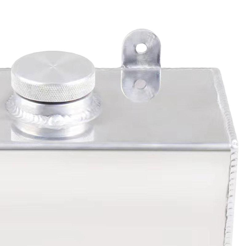 Universal Alloy Windscreen Washer Bottle Aluminium 2L Intercooler Spray Water Tank for Automotive Use
