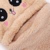 Panda Kids Winter Hats Fleece Kids Plush Hat Fashion Warm Bonnet Scarf  Baby Children Kids