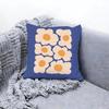 blooming flowers Cushion Cover Premium Comfort Reversible Pillow Cove Two in One Design for Any Room  Car Interior