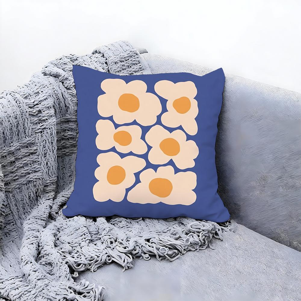 blooming flowers Cushion Cover Premium Comfort Reversible Pillow Cove Two in One Design for Any Room Car Interior