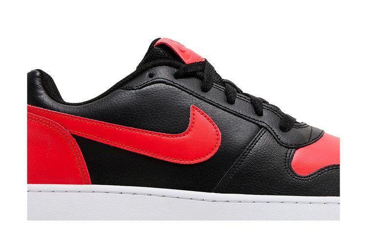 Men's Sneakers Nike Ebernon Low Black Habanero Red Black/Habanero Red-White