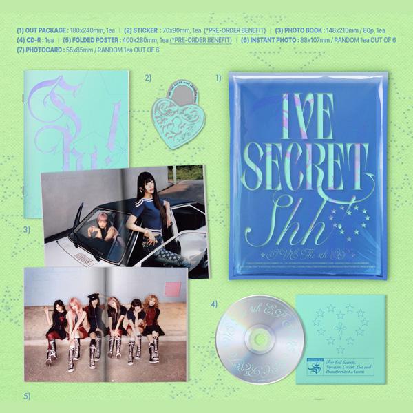(+shop Gift) IVE - THE 4TH EP [IVE SECRET] [Random Version]
