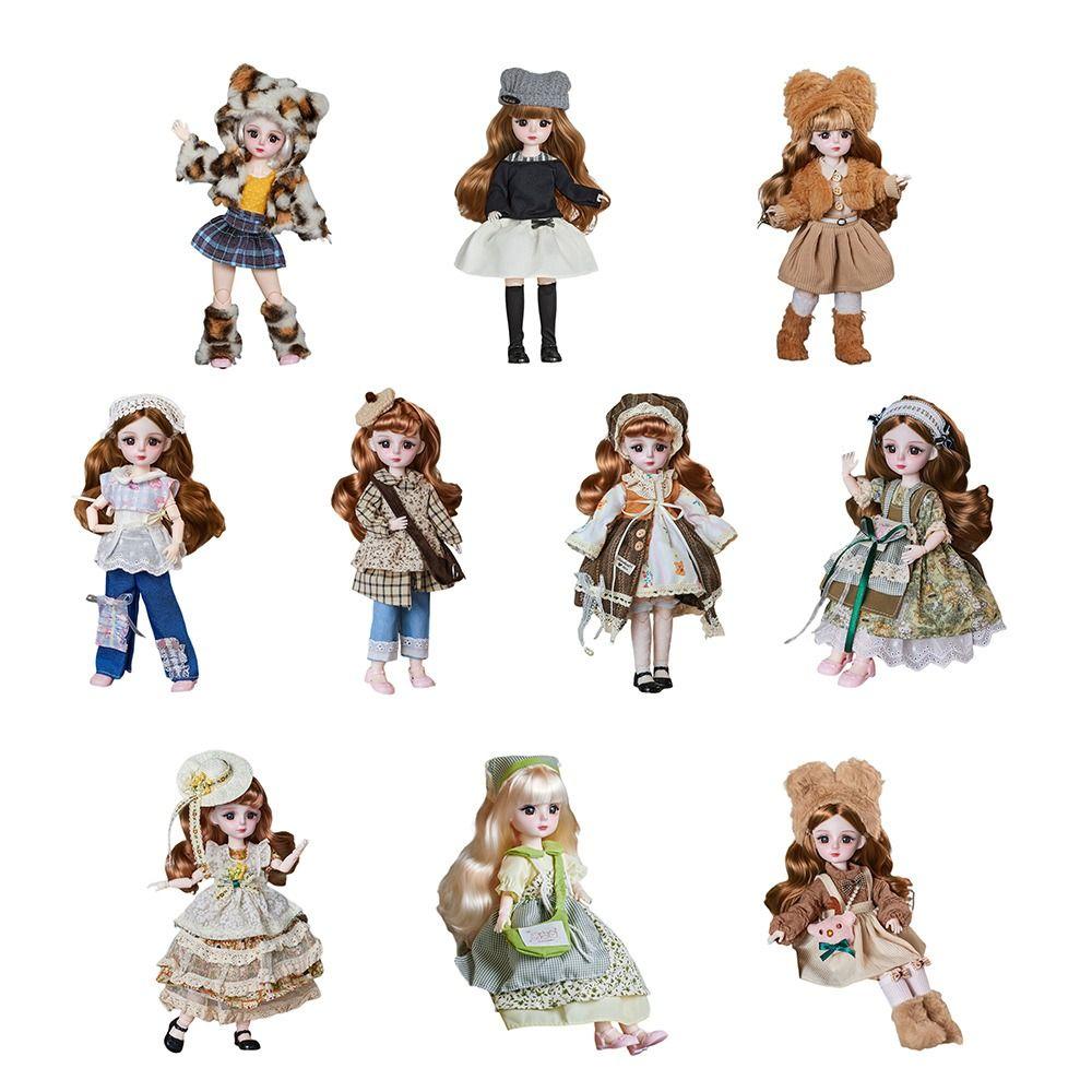1/6 Scale Doll Lolita Skirt 30cm Size Sweater Coat Pretty Sweater Doll Outfit Set Girls Toys