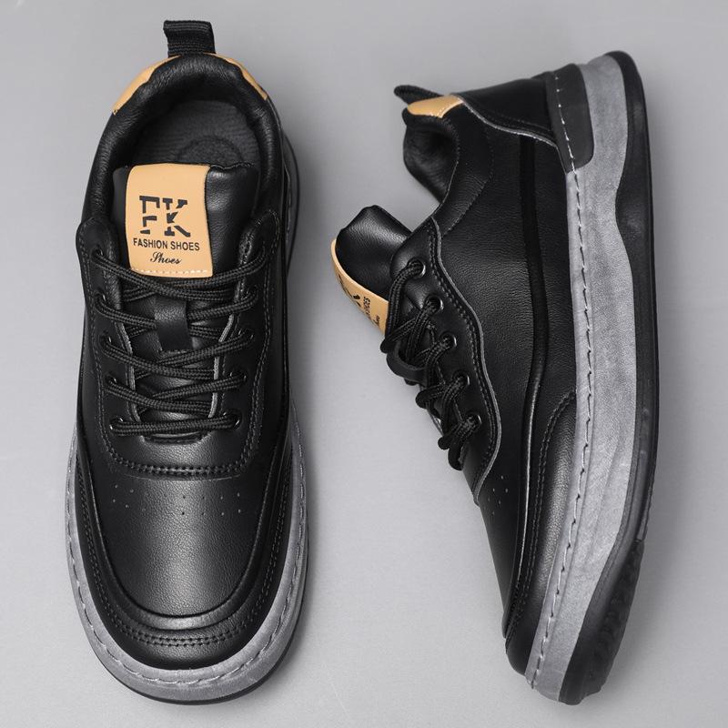 Широкие мужские деловые простые повседневные туфли Новые дышащие и универсальные удобные и модные туфли с низким верхом на мягкой подошве