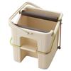 Sangyo Mop Wringer Bucket, Compact and Lightweight, Daily Clean Tough Squeezer DX (181582)