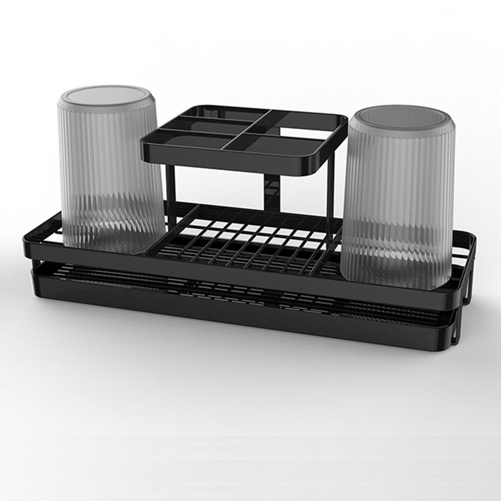 Drainable Cosmetics Storage Rack Multi-function Toothpaste Shelf Convenient Toothbrush Holder Home