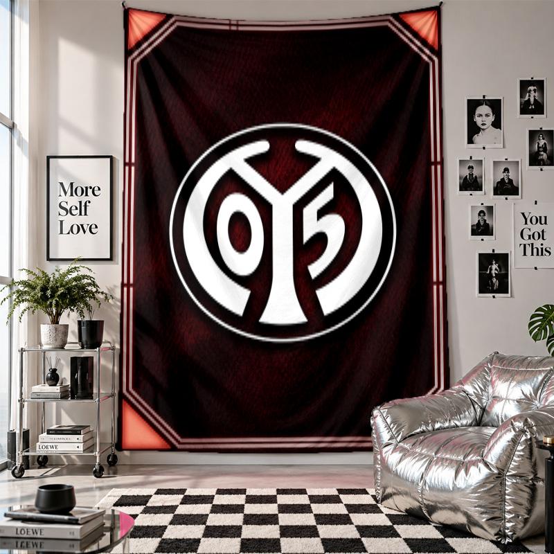 Mainz FC Wall Tapestry Home Decor Wall Hanging Cloth for Bedroom Living Room Background