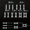 12Pcs Ring Adjustment Pad Invisible Transparent Plastic Inner Sticker Anti Slip Artifact For Ring Reduction Fixed Adjuster Mold