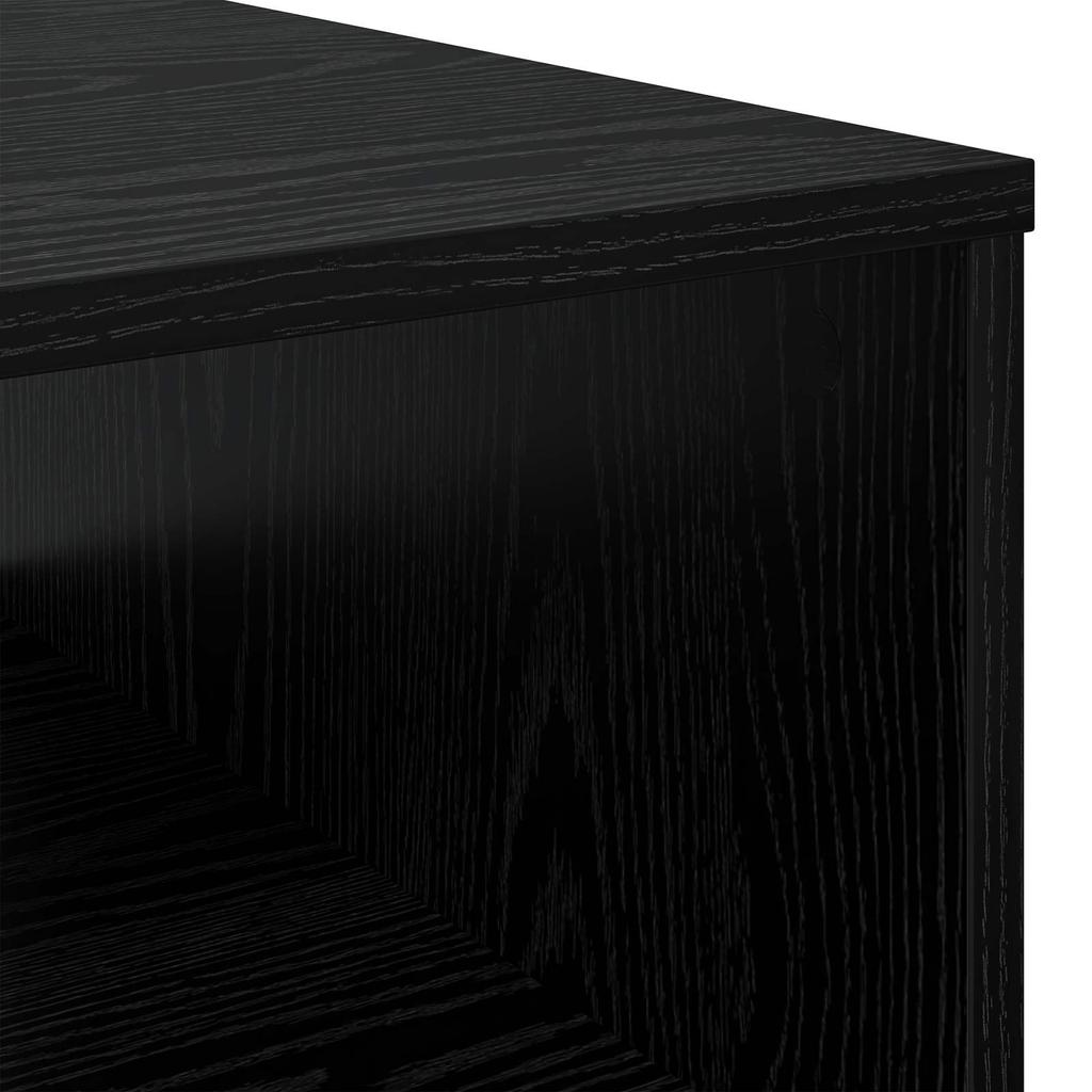 Coffee Table Black Oak Look 95 x 55 x 31 cm Wood Based Material