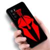 Spartan Black Silicone Phone Case For Xiaomi Redmi Note 10 11 11S 12 13 4G 8 9 11T Pro 5G Plus 8T 9S 10S 12S