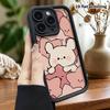 Phone Case: 2D Flat Design Suitable for iPhone 18 17 16 15 14 13 Pro Protective Case, Pink Star Pile, Perfect Christmas and Halloween Holiday Gift