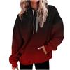 Fashion Printed Hooded Sweatshirt Sportwear Coat for Women 3D Pocket Hoodies Autumn Women's Pullovers