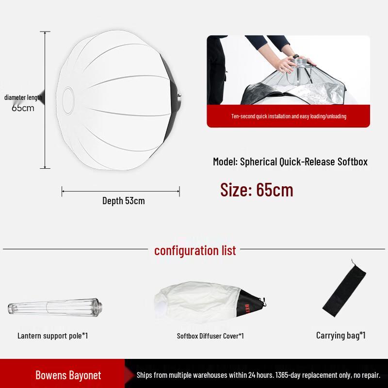 Beiyang Professional Photography Softboxes & Light Stands