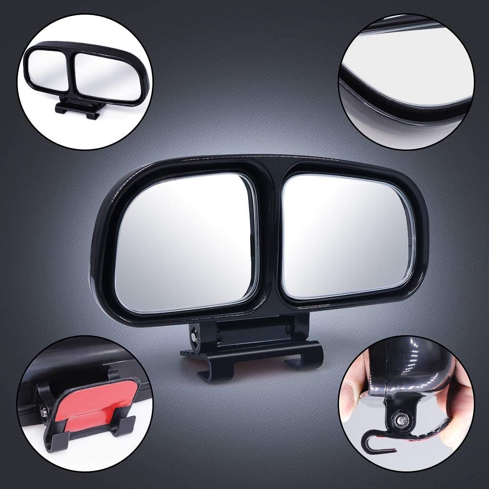 Biqing Car Auxiliary Mirror, Easy Installation, Side Mirror, Auxiliary Mirror, Maximize Wide Angle of