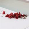 10sets 7*10mm Bullet Cone Colored Studs And Spikes For Clothes DIY Handcraft Garment Rivets For Leather Bag Shoes