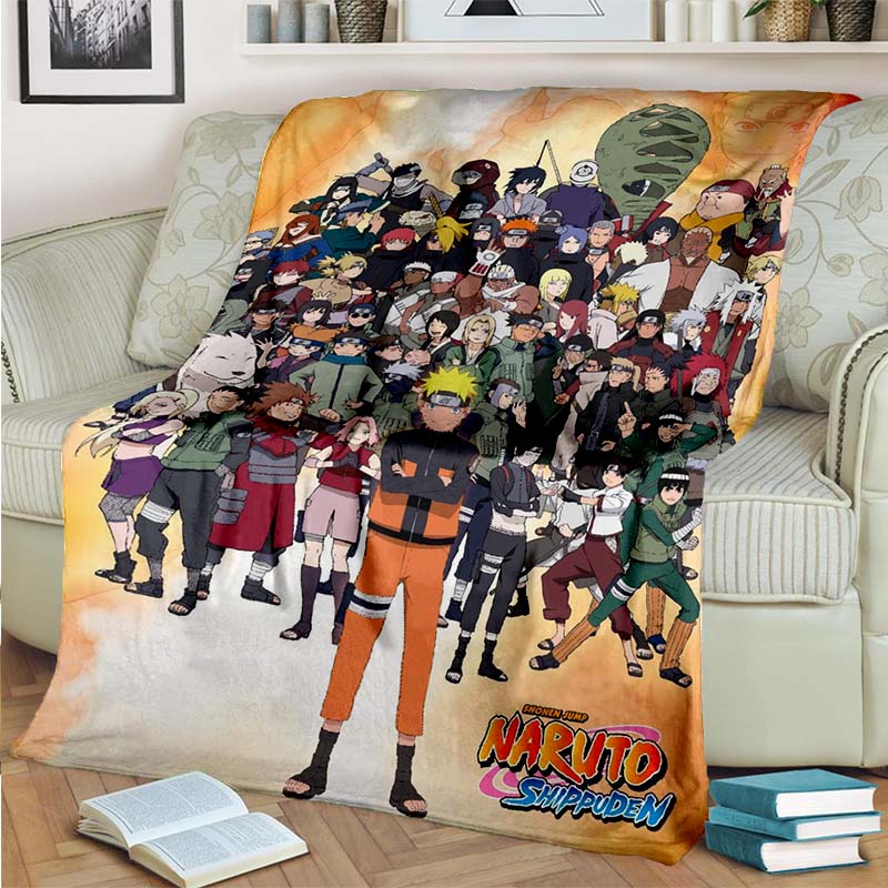Одеяло Наруто аниме 3D постер тематическое одеяло комикс одеяло плед для кровати диван офисные подарки для детей одеяло с комиксами