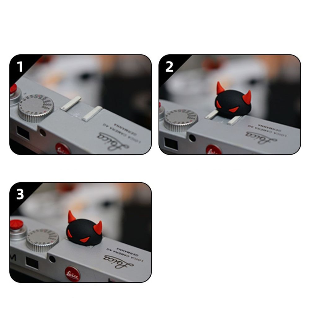 Стильный чехол для фонарика DSLR с 3D-мультяшным изображением дьявола, аксессуары для камеры, чехол для горячего башмака для камеры