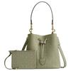 COACH Rowan Pebbled Leather Bucket Bag, Shoulder Bag Small Women's Pistachio Green CEA96-IMPST
