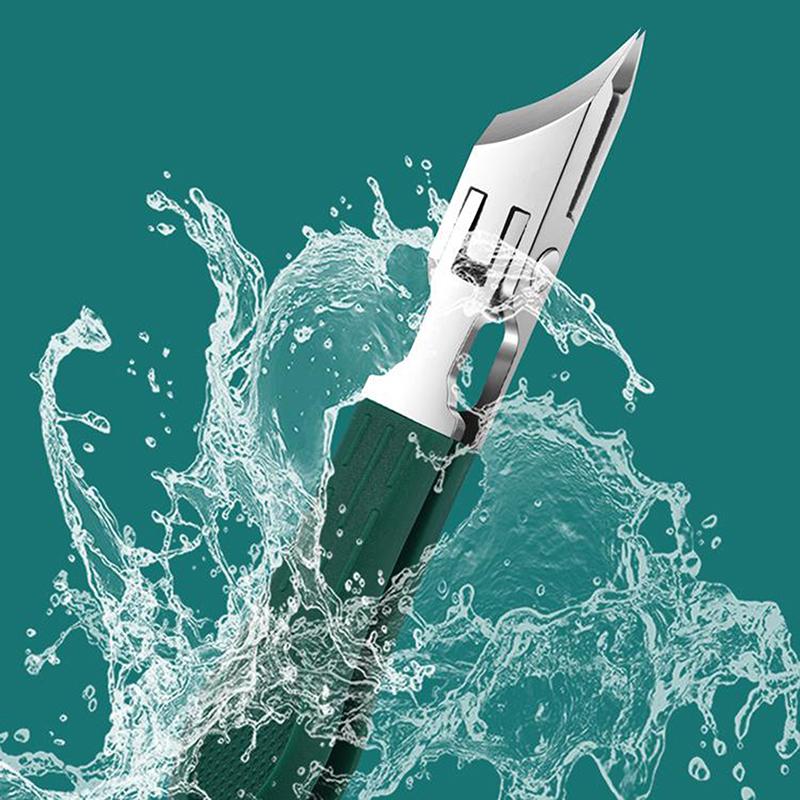 Кусачки для ногтей с наклонным зевом, антиразбрызгивающие острые кусачки для ногтей, большие диагональные острые кусачки для ногтей, ножницы для ногтей