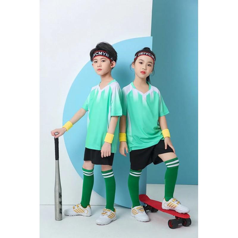 Kids Sports Jersey Set Badminton Tennis Football Volleyball Ping Pong Training Match Boys Girls Athletic Wear