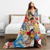Britain Paddington Brown Bear Blanket Quality Warm Soft  Throw Blanket Winter Airplane Travel Living Room Comfortable Bedspread