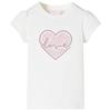 Ecru T-shirt for Children 92/104/116/128/140