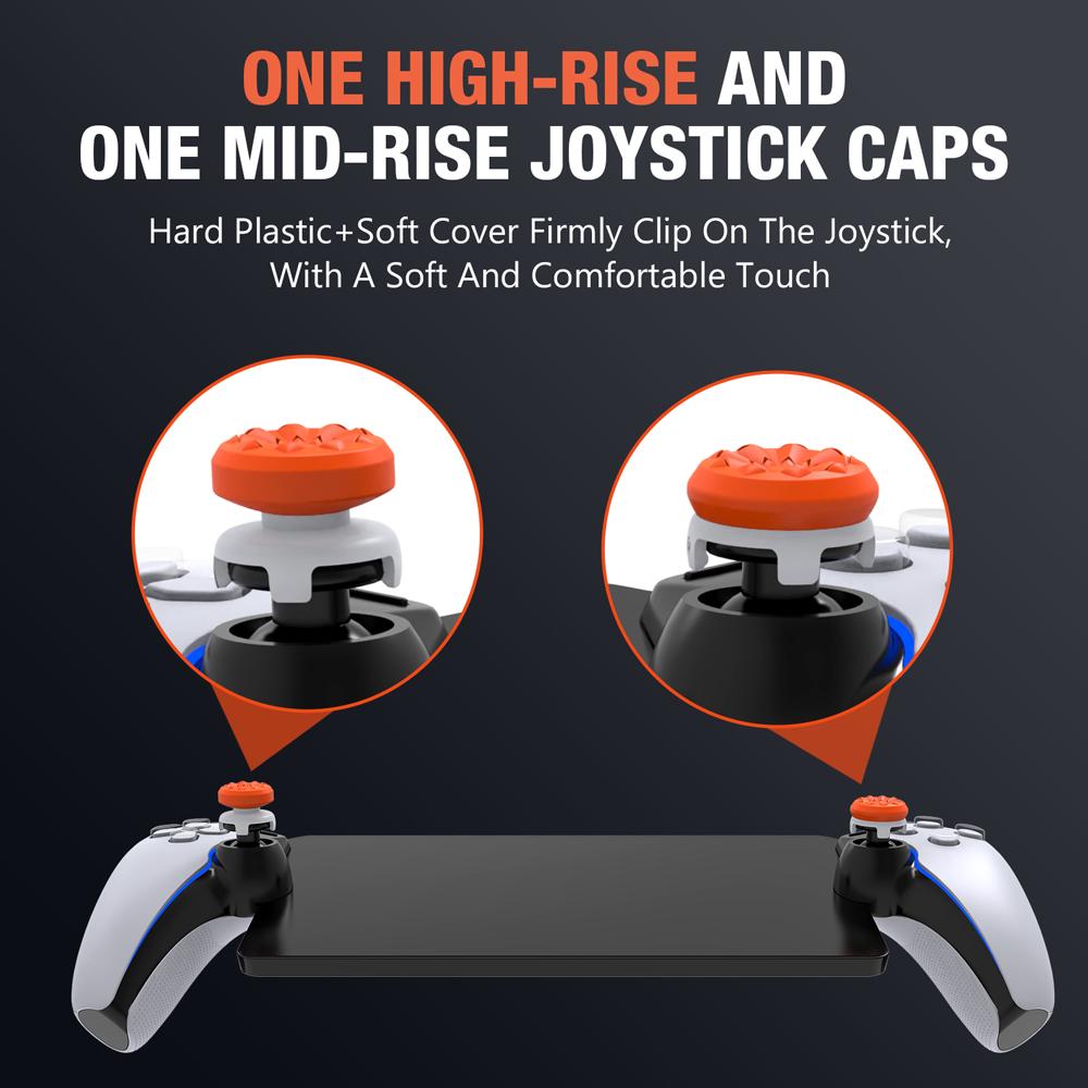 2 шт. FPS Performance Thumbsticks для Playstation Portal, PS Portal PS5 Accessories Аналоговый джойстик, высокие захваты для джойстика