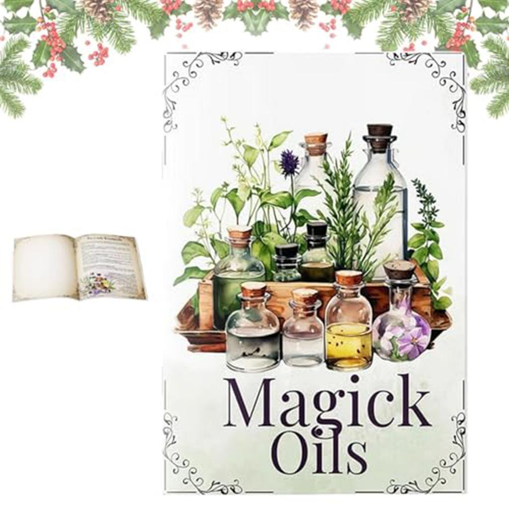 Magick Quick Reference Book 54 Attributes, Relationships & Uses Kitchen Witch Spells & Herb Guide, Guide For Daily Spiritual Practice