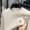 Luxury Brand Long Sleeve T-shirt Men's Autumn Paul Trendy Exquisite Pony Embroidery Pullover Loose Casual Round Neck Sweatshirt