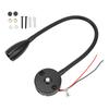 LED Reading Light 3W Wall Mount Reading Lamp Flexible Gooseneck 3 Color Adjustable for RV Boat