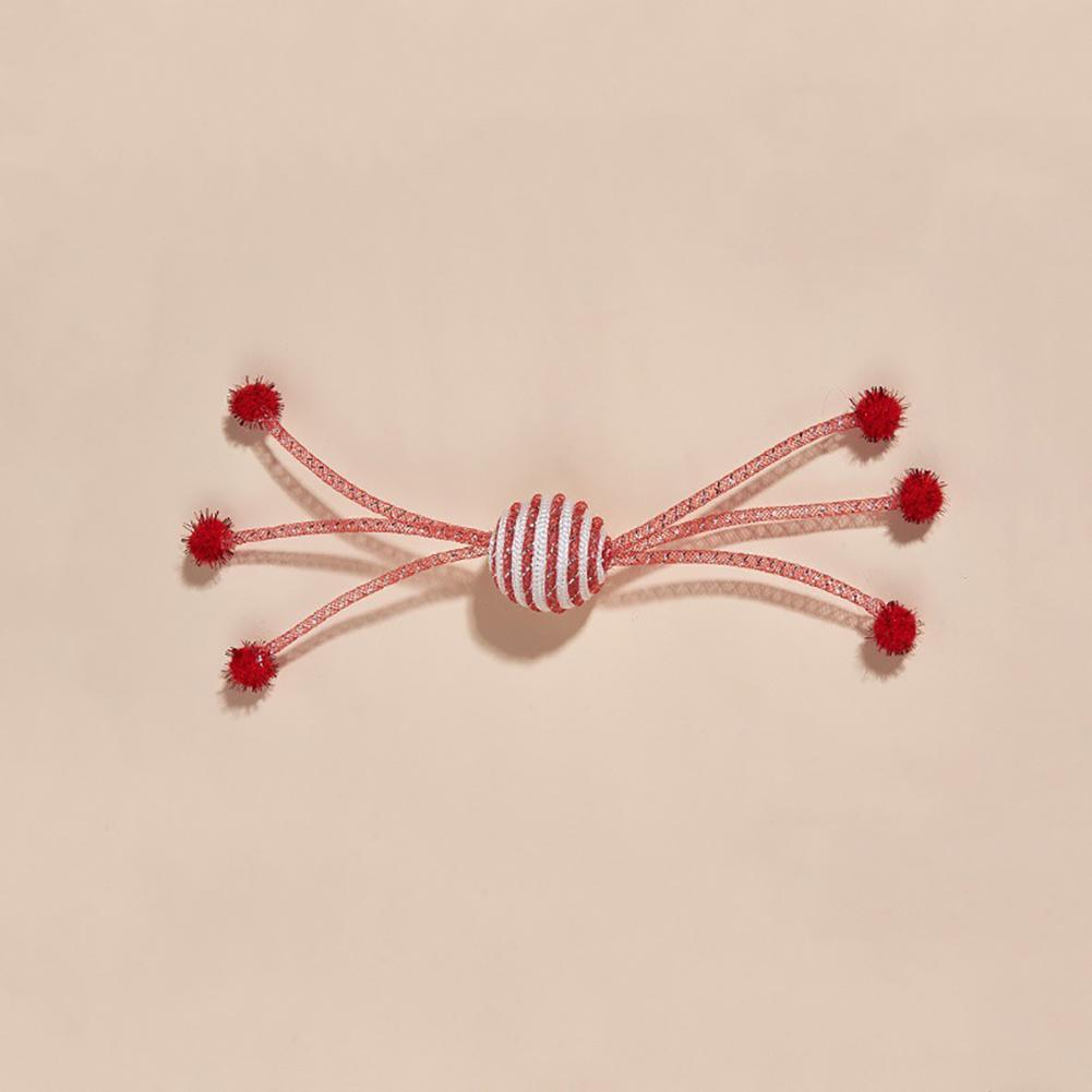 Cat Toy Self Hi Cats Sticks Cat Toys Interactive Ropes Ball Toys for Pet Dogs Teasing Bite-resistant Wool Ball