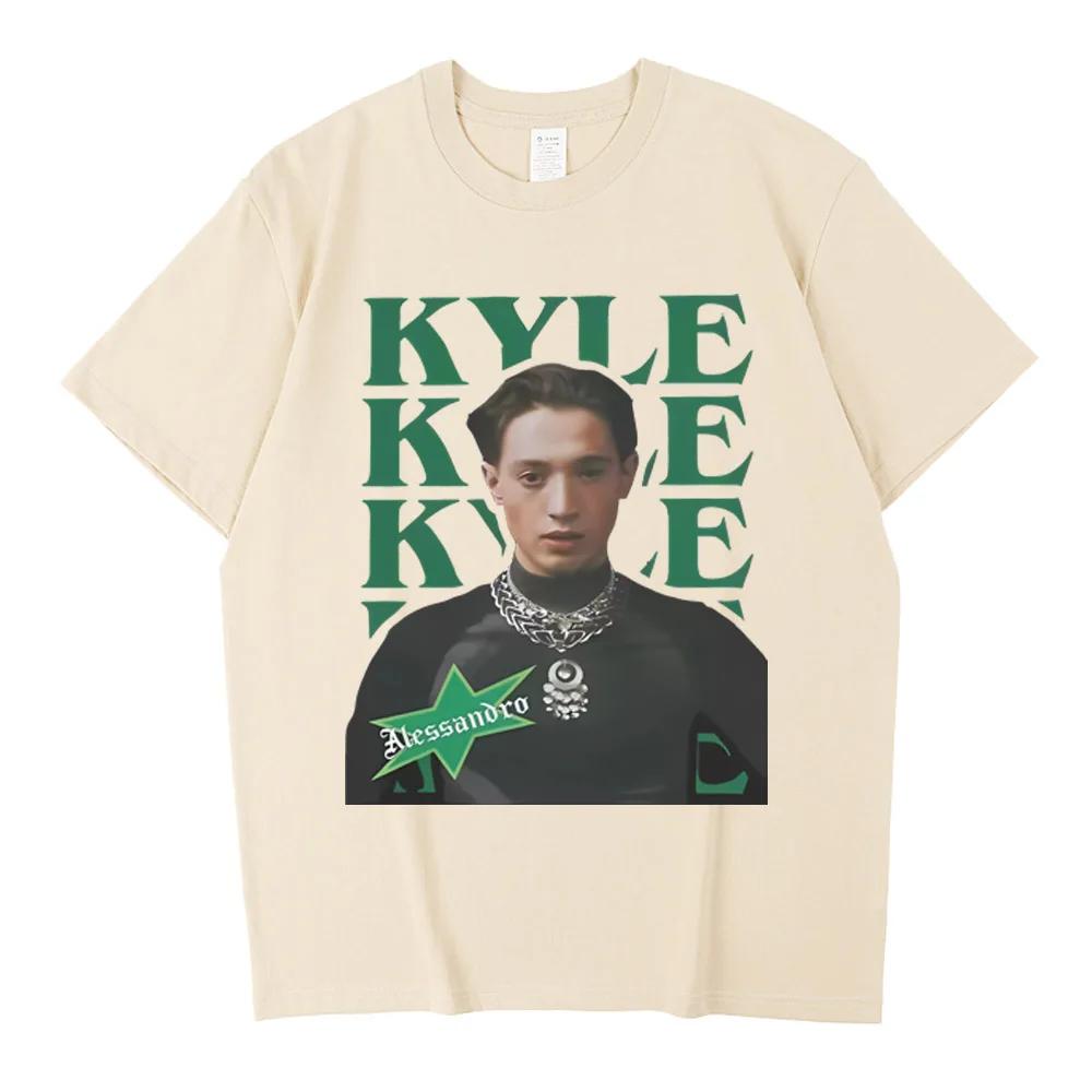 For the Summer of 2025, Kyle Alessandro, a High-quality 100% Cotton T-shirt for Men from Merch, Norway, Is a Fashionable Top