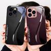 Шелковый чехол с зеленым градиентом Для iPhone 16 E 15 14 13 Plus 12 mini 11 Pro Max XR Xs Max X 7 8 Plus 6 6S 2022 Закаленное стекло