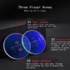 Multifocal Progressive Reading Glasses  Women Anti Blue UV Protect EyesGlasses Half Frame Automatic Adjustment Eyewear