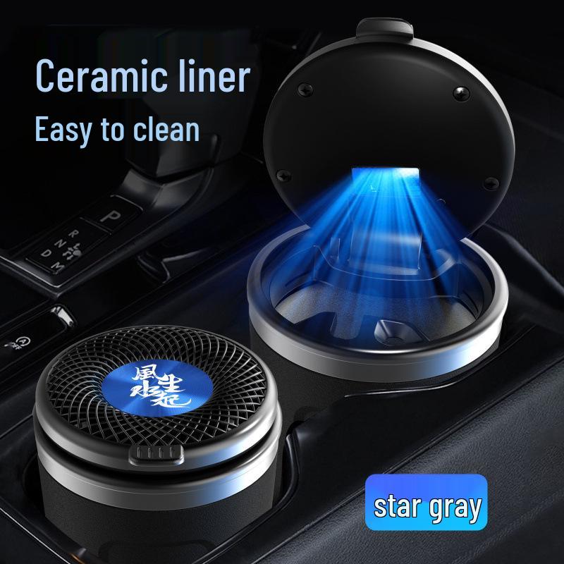 Changan Deepal SL03 S7 Car Ashtray: Metal Liner, Flame Retardant, Multi-functional, Personalized Design
