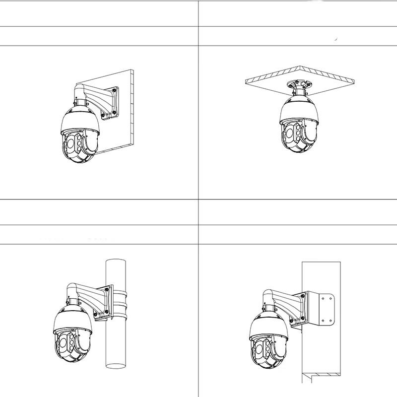 Dahua 4MP 23x Smart Network PTZ Surveillance Camera CN plug (adapter included)