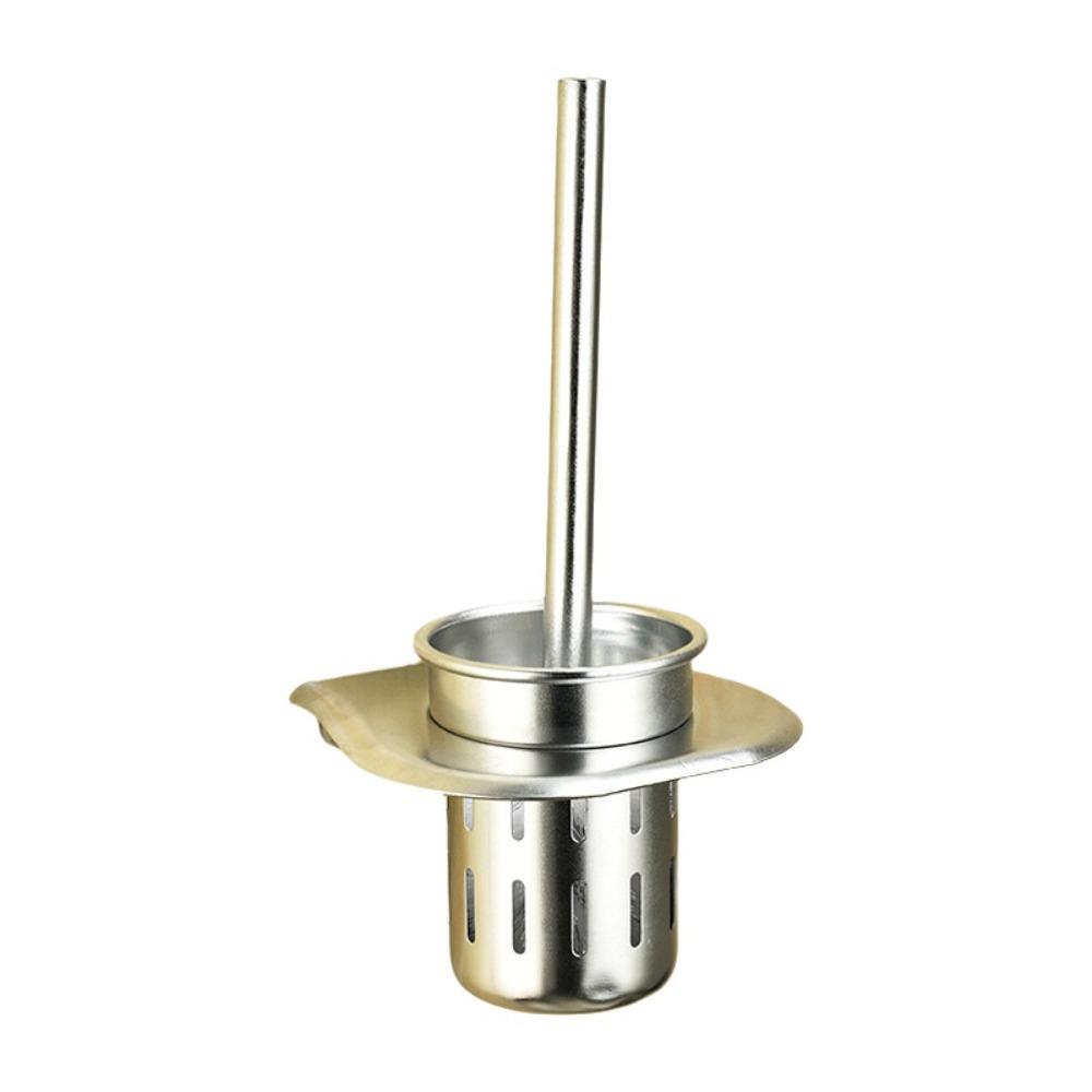 Wall Mounted Toilet Brush Set Long Handle Toilet Brush Holder Bathroom Accessories