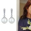 Sweet Women Gifts Shell Pearl Elegant Fashion Jewelry Ear Studs Drop Earrings
