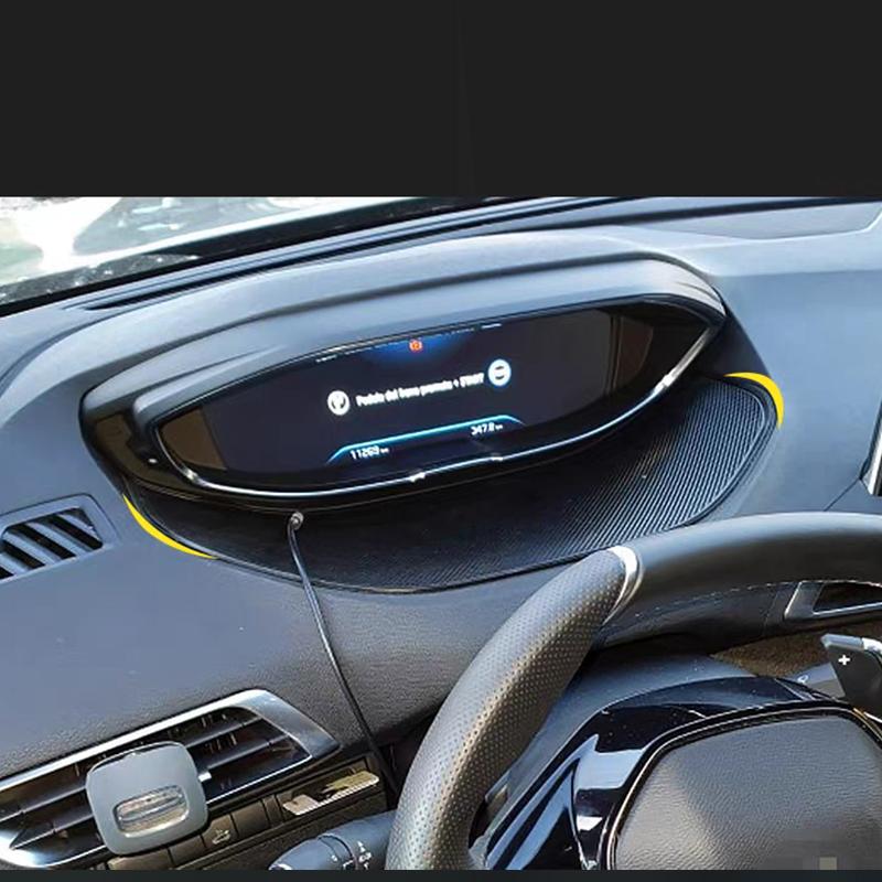 Для Peugeot 3008 5008 GT 2016 2017 2018 2019 2020 2021 2022 2023 Автомобильная приборная панель Противоскользящий коврик Дисплей Приборные панели Аксессуары
