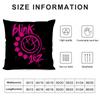 Чехол для подушки с принтом группы B-Blink 182 Ультрамягкая, приятная для кожи ткань Комфорт как в облаках и скрытая молния