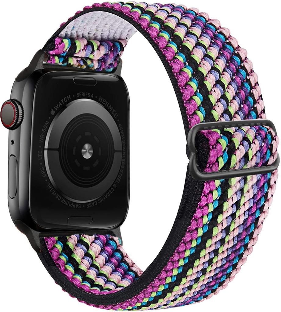 Scrunchie Strap for Apple watch ultra 2 band 49mm 44mm 40mm 45mm 41mm 46mm Elastic Nylon bracelet iWatch series 3 6 se 7 8 9 10