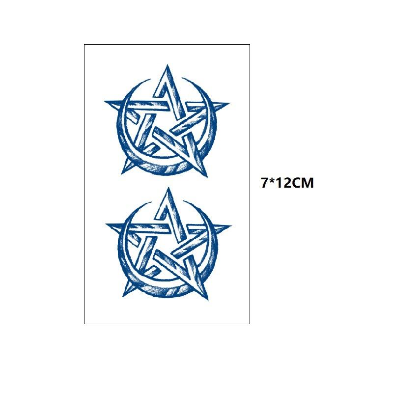 Маленький узор бабочка морская волна хвост рыбы другая сторона цветок маленький свежий сок травяной имитация грудь вода переводная татуировка наклейка