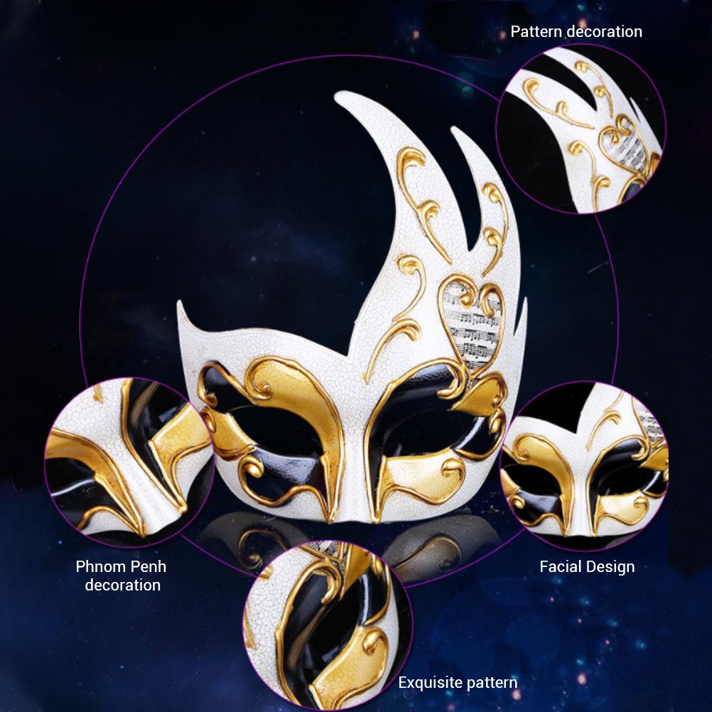 Венецианская полумаска для вечеринки, маскарадная маска, венецианские костюмы, карнавальная маска