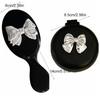 Lamb Bowknot Air Bag Hair Comb Durable Mini Foldable Hair Brush  Female