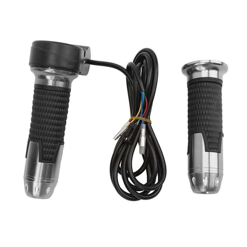 Cable 1.8m Twist Throttle Grips with Button Throttle Grip Handlebar  Motorcycle Accessories
