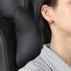 AXYY2 1Pcs Car Seat Headrest Auto Logo Neck Pillow For Toyota GR Sport Gazoo Racing RAV4 COROLLA C-HR Mirai car accessories interior