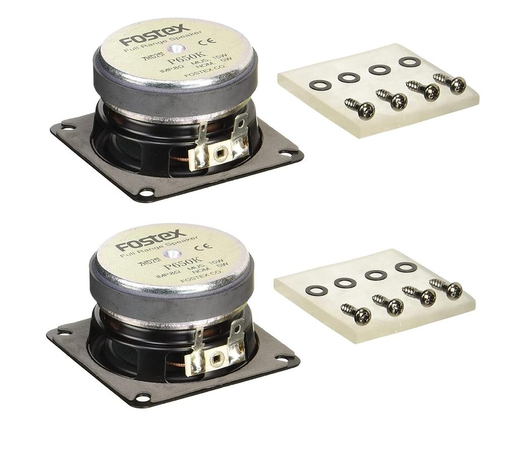 Пара полнодиапазонных динамиков FOSTEX P650K(P)